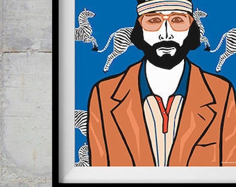 The Royal Tenenbaums - Richie Poster - Original Illustration