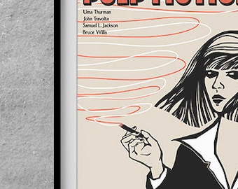 Pulp Fiction Alternative Movie Poster - Original Illustration