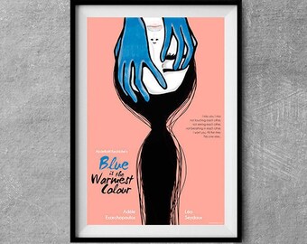 Blue is the Warmest Colour Alternative Movie Poster - Original Illustration
