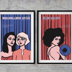 David Lynch Set - Alternative Movie Posters - Original Illustration