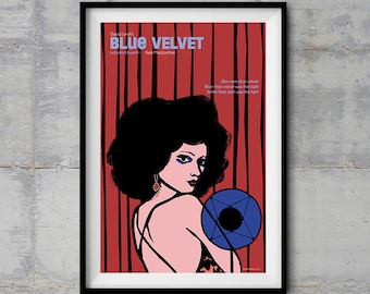 Blue Velvet Alternative Movie Poster - Original Illustration