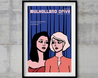 Mulholland Drive Alternative Movie Poster - Original Illustration