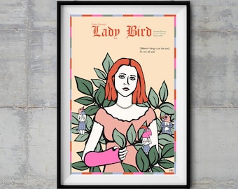 Lady Bird Alternative Movie Poster - Original Illustration