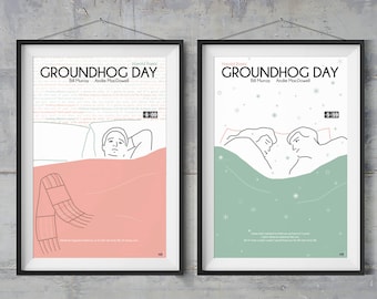 Groundhog Day - Alternative Movie Poster -  Original Illustration