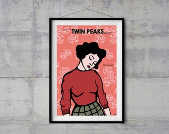 Twin Peaks Alternative Movie Poster- Audrey Horne - Original Illustration