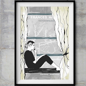 Poster del film alternativo di Frances Ha - Illustrazione originale