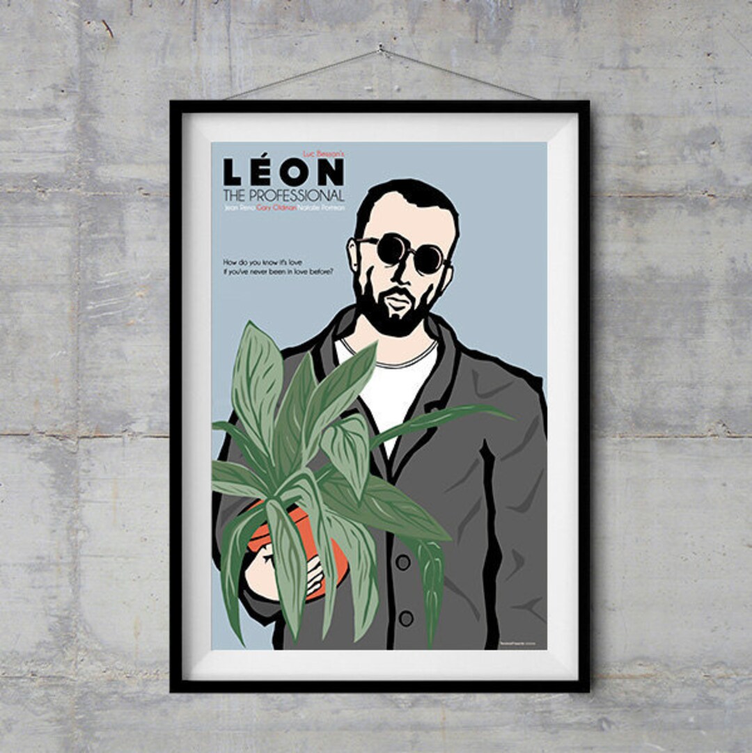 Leon the Professional - Leon Poster - Original Illustration - Etsy
