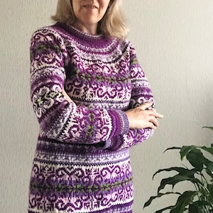 MADE TO ORDER fair isle sweater,Fair Isle Jumper,Norweger Pullover,Icelandic Sweater,Norwegian Sweater Women,Fair Isle Pullover Damen
