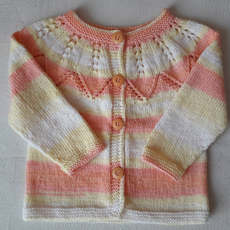 Knit baby sweater FREE SHIPPING Summer baby jacket Baby clothing Baby knitwear Toddlers clothing Baby girl clothing Toddlers jacket image 10