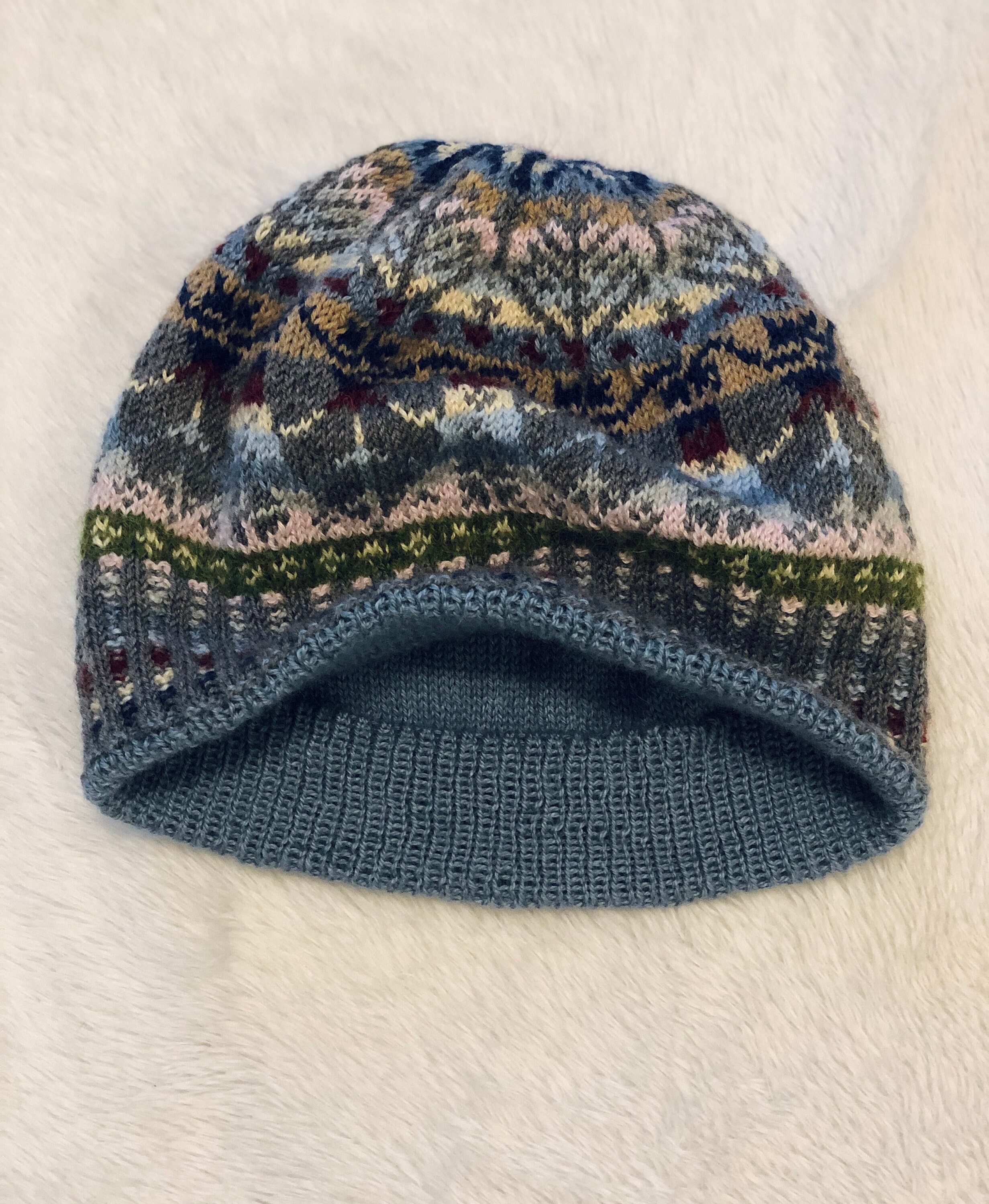 FREE SHIPPING Fair Isle Hat Knit Hat 