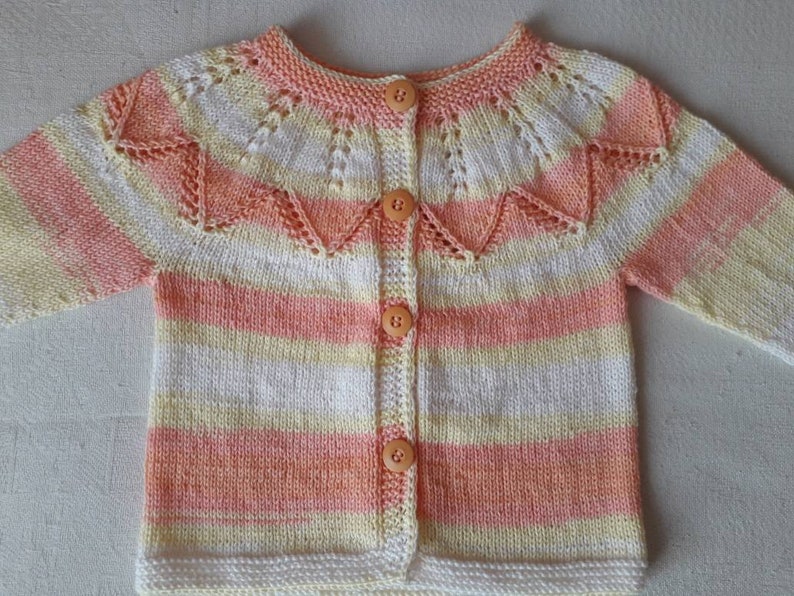 Knit baby sweater FREE SHIPPING Summer baby jacket Baby clothing Baby knitwear Toddlers clothing Baby girl clothing Toddlers jacket image 9