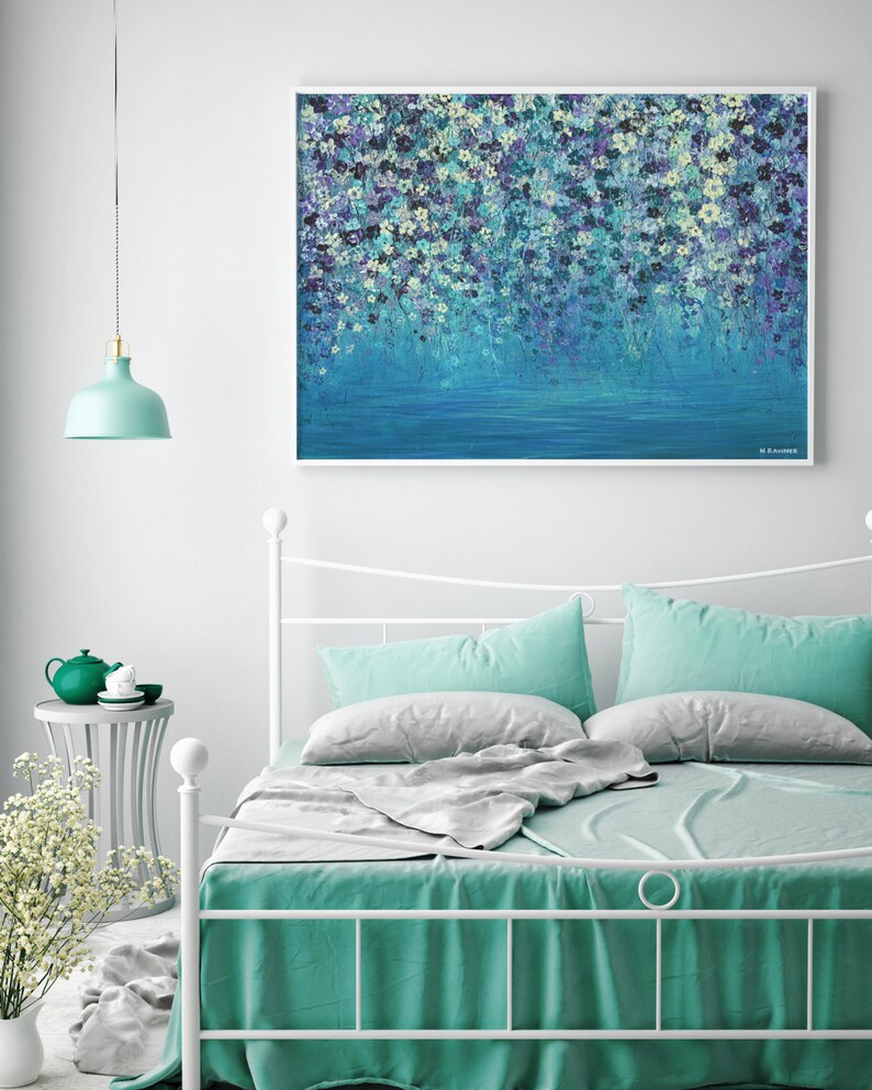 Large Wall Art Acrylic Painting Canvas Art Giclee Print Etsy