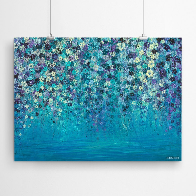 Large Wall Art Acrylic Painting Canvas Art Giclee Print Etsy