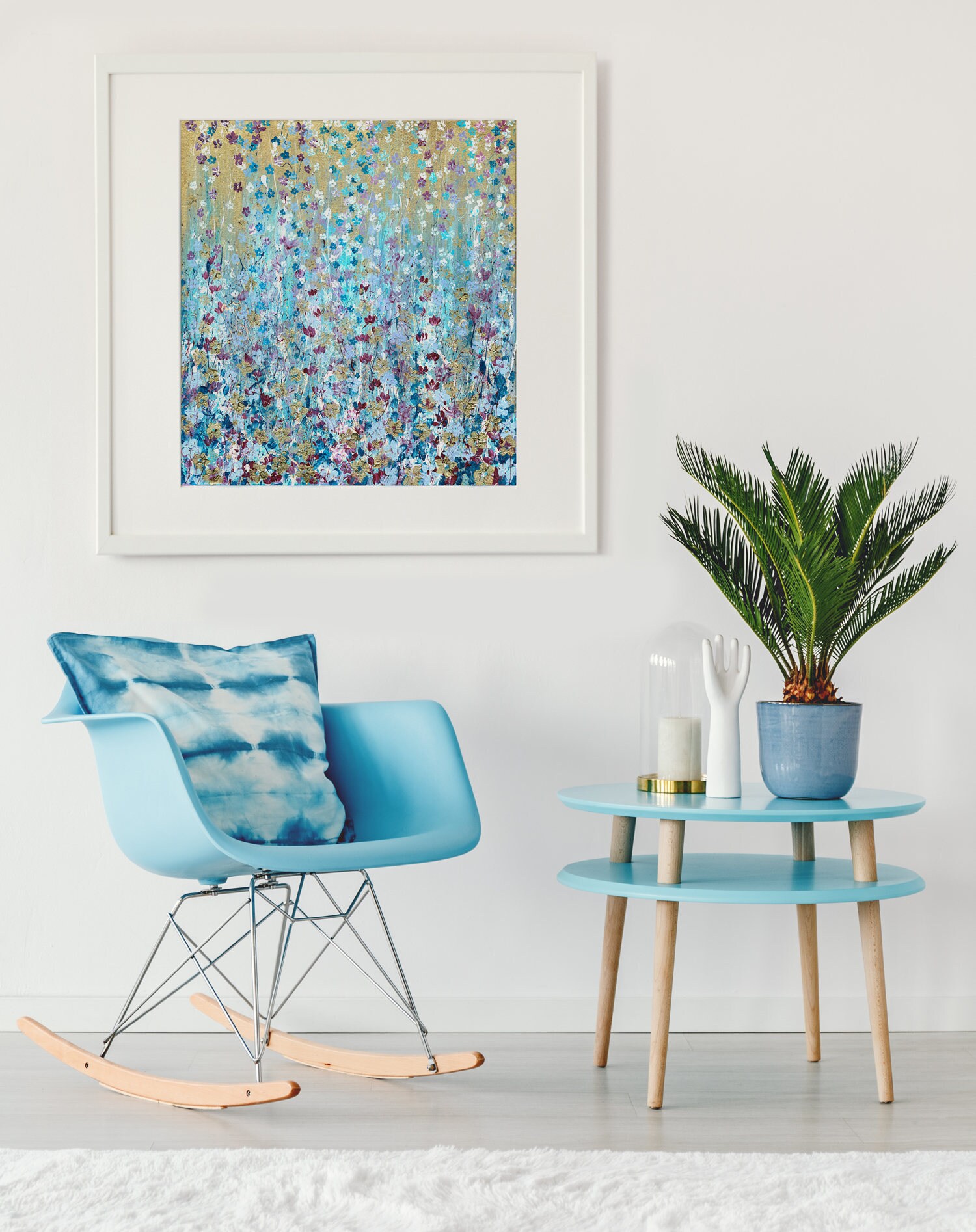 Gold Abstract Art Print Aqua Wall Art Aqua And Gold Decor Aqua | Etsy