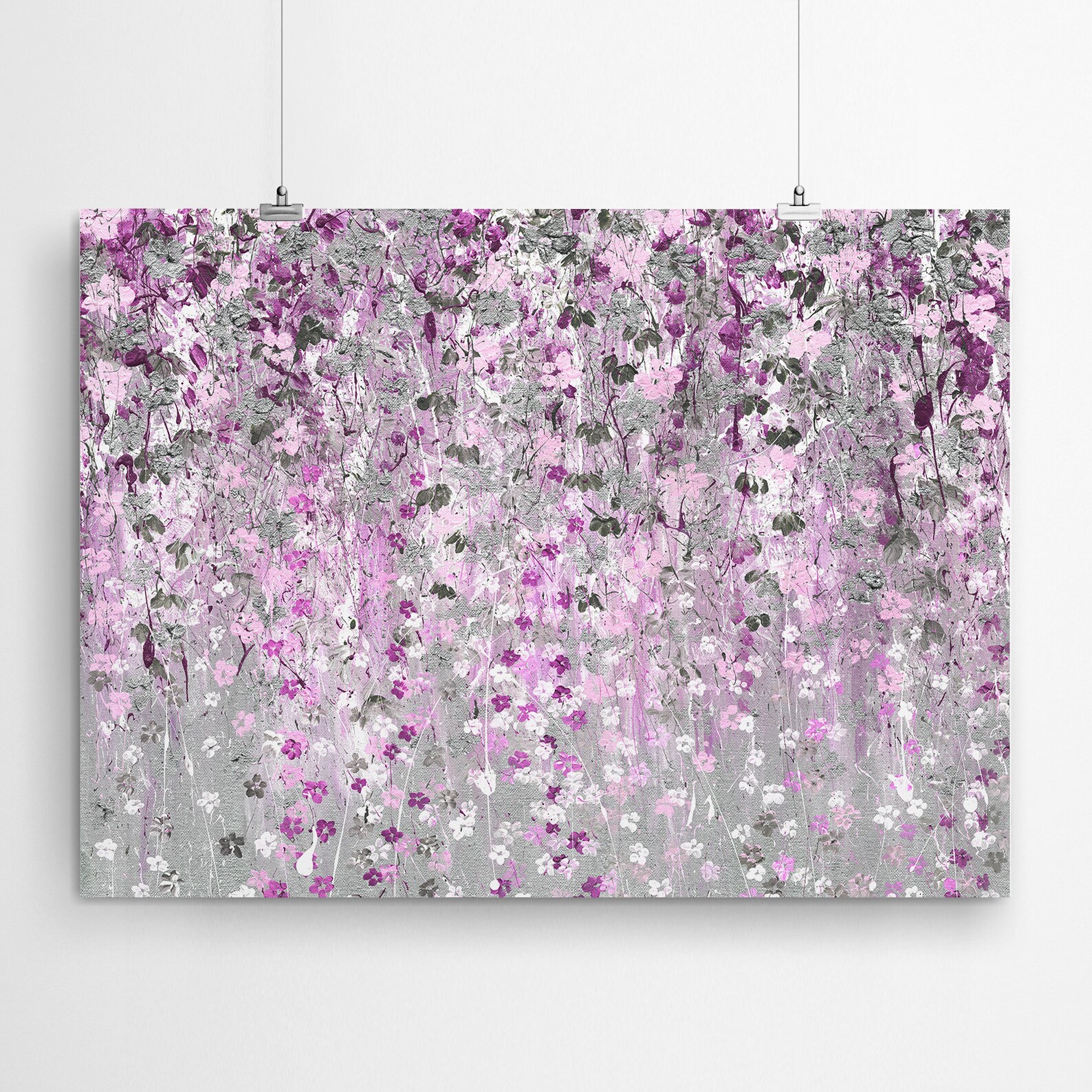 Pink Painting Pink Wall Art Pink Wall Decor Pink Decor Pink Etsy