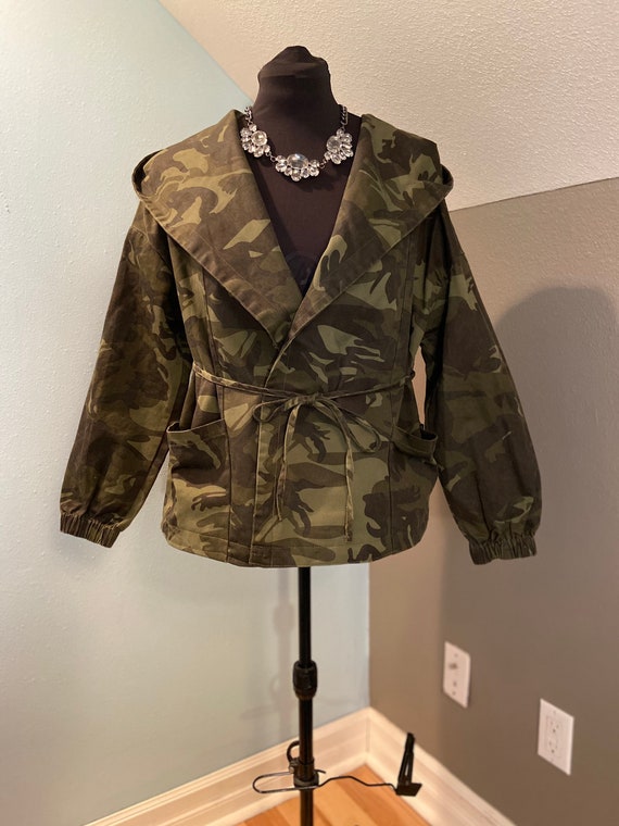 Hooded Camouflage jacket