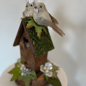 Wedding Cake Topper with Birds