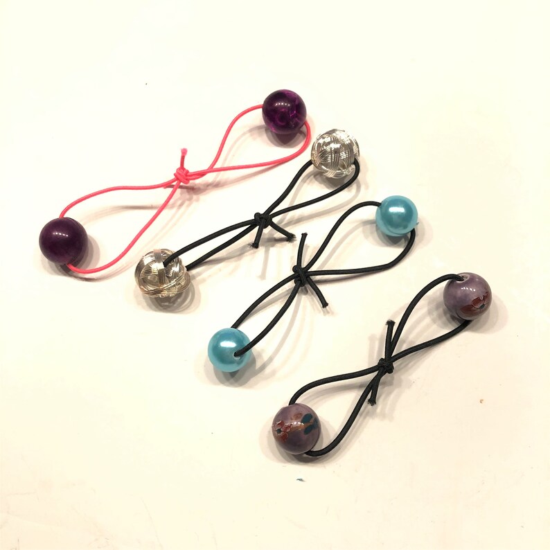 Hair Bobbles Retro Style Ponytail Holders Elastic Hair Etsy