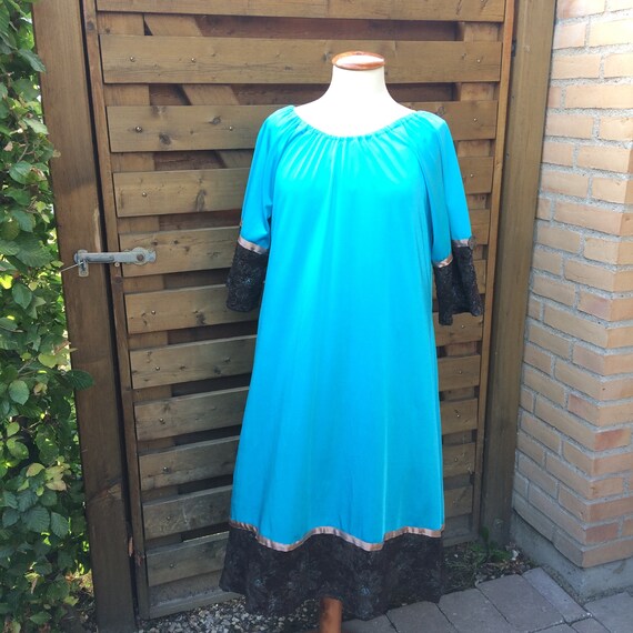 turquoise tunic dress