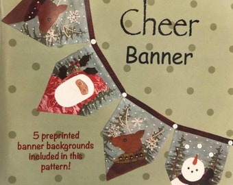 Christmas Cheer Banner - PATTERN ATN1909