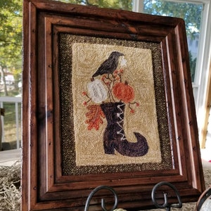 Something to Crow About ~ Punch Needle PATTERN SCH151