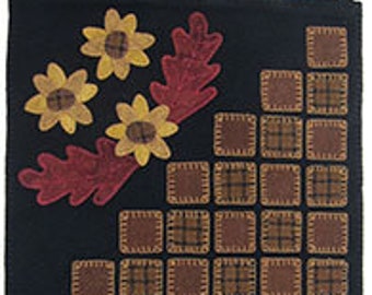Sunflower Bouquet - Wool Applique PATTERN LAS523