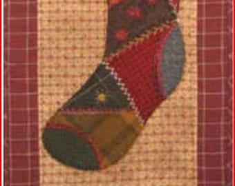 Vintage Stocking ~ Christmas Stocking PATTERN LAS440