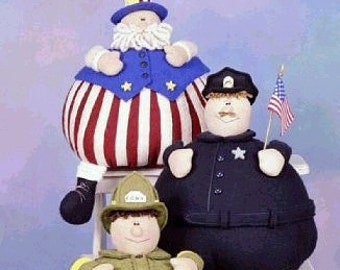 All Puffed Up with Pride - Cloth Doll PATTERN CG95