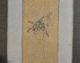 Sitting Pretty ~ Primitive Embroidery PAPPER PATTERN CS90