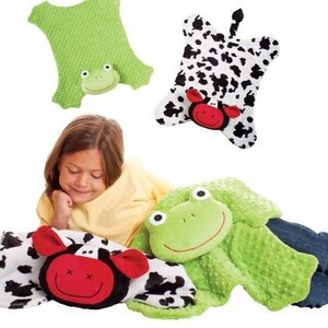 Cuddle Blankets Cow and Frog ~ Blanket PATTERN  CG162