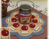 PATTERN quot School Days quot primitive candle mat by Penny Lane Primitives