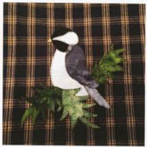 Chick~a~dee ~ Applique PATTERN  QD251