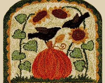 Sunflowery Day ~ Punchneedle PATTERN TK066