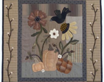 October Garden - Wall Quilt PATTERN HTH353