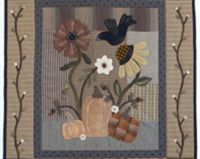 October Garden Wall Quilt PATTERN HTH353 Etsy