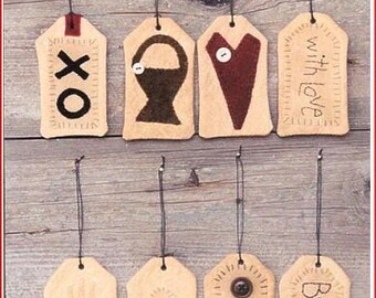 Tags with Love Collection ~ Applique Tag PATTERN WSD302