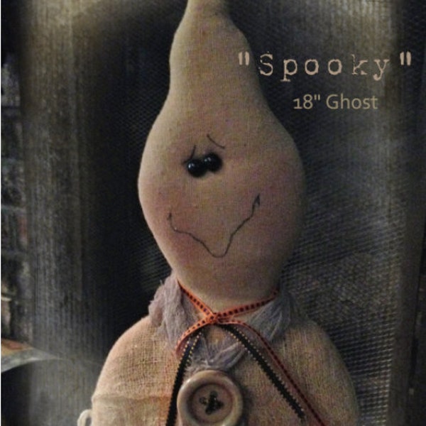 Spooky - Whimsical Ghost Doll PATTERN - SNS165