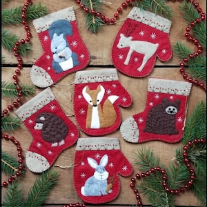 Christmas Critters ~ Ornament PATTERN and KIT - ROG919