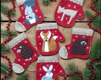 Christmas Critters ~ Ornament PATTERN and KIT - ROG919
