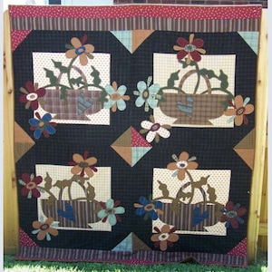 Baskets For My Mama ~ Applique Quilt PATTERN MQ505