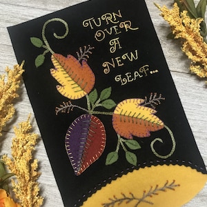 New Leaf ~ Wool Applique PATTERN CPD341