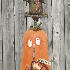A Pumpkin To Hoot About  - Stuffed Pumpkin PATTERN HHF472