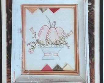 Pumpkin Blooms ~ Embroidery PATTERN PC1914