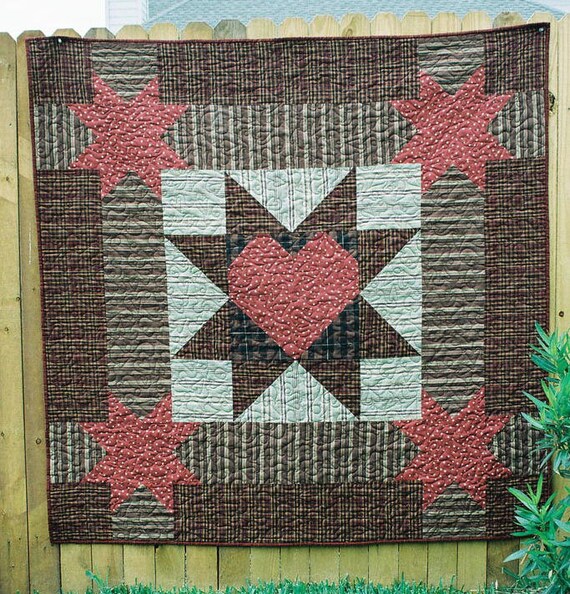 Another NEW Primitive Quilt PATTERN My Prim Star Etsy