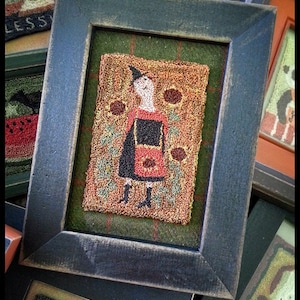 Harvest at the Mill ~ Punchneedle PATTERN TK116