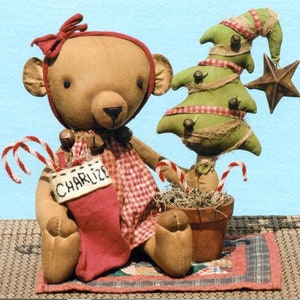 Charlize Brown & Her Shabby Tree - Cloth Bear PATTERN - HHF333
