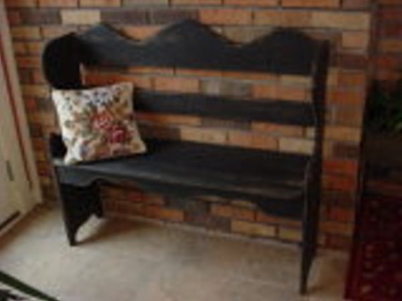Furniture Pattern Deacon S Bench Wc730 Etsy