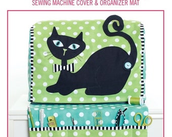 Vintage Kitty ~ Sewing Machine Cover PATTERN  CG158