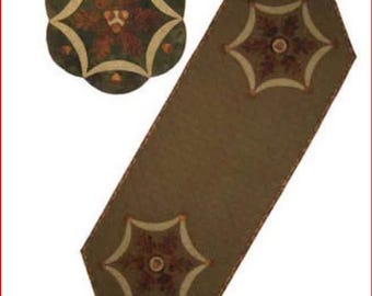 Twirling Leaves ~ Wool Applique PATTERN LAS521