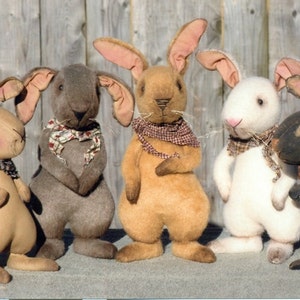 The Gang's All Hare - Primitive bunny PATTERN - HHF347